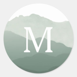 Adesivo Monograma de Montanha