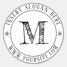 Monograma de negócios personalizado