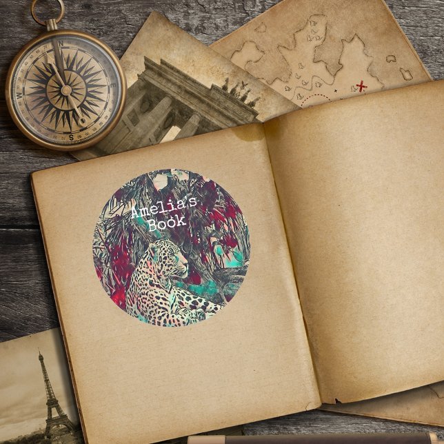 Adesivo Monograma de Selva de Gato (Criador carregado)