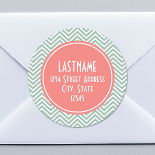 Adesivo Monograma do costume das vigas da hortelã e do