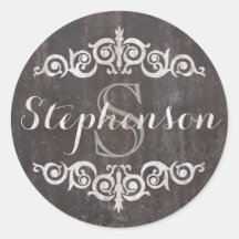 Monograma do Nome do Script do Quadro de Referênci