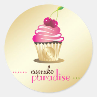 Adesivo Monograma do Paraíso do Cupcake 311