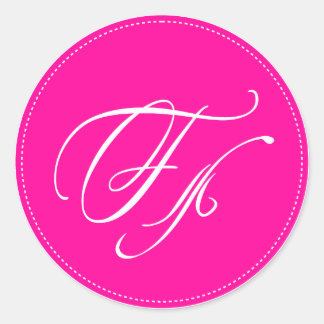 Adesivo Monograma do PixDezine F, cor de fundo do diy