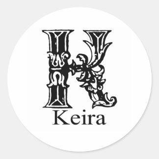 Adesivo Monograma do rico: Keira