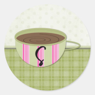 Adesivo Monograma do Teacup S