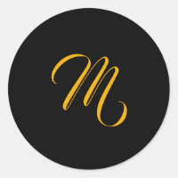 Monograma Dourado inicial