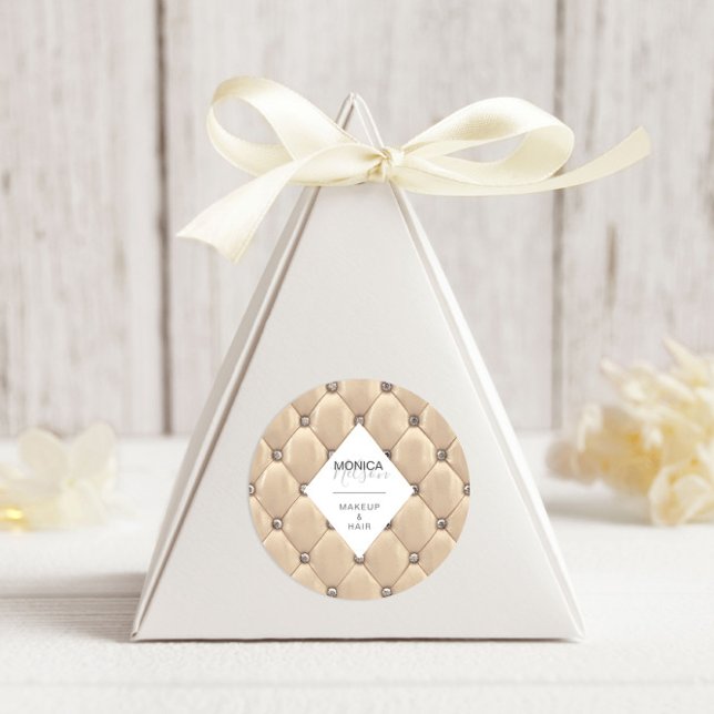 Adesivo Monograma Dourado Luxurioso Tufted (Criador carregado)