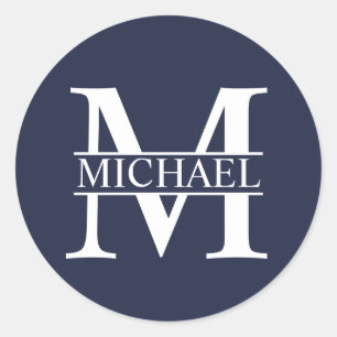 Adesivo Monograma e Nome Personalizados