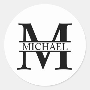 Adesivo Monograma e Nome Personalizados