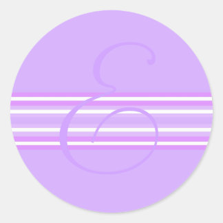 Adesivo Monograma E Sticker