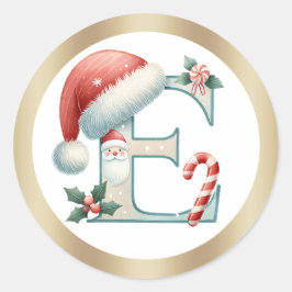 Adesivo Monograma e Vinheta de Natal
