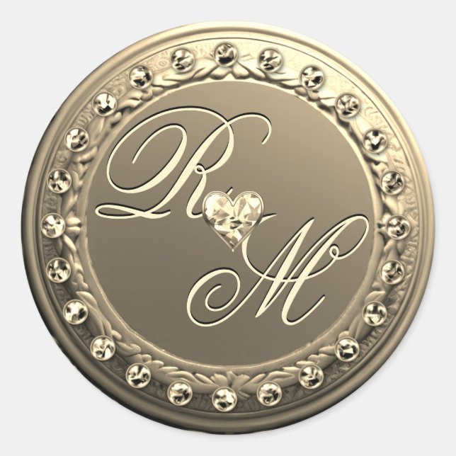 Adesivo Monograma Elegante (Frente)