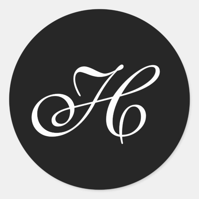 Adesivo Monograma Envelope Selo (Frente)