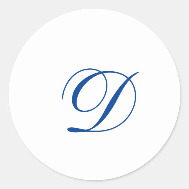 Adesivo Monograma - Estilo de Vivace Envelope Selo (Frente)