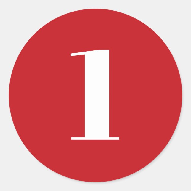 Adesivo Monograma etário do número personalizado branco mo (Frente)