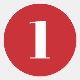 Adesivo Monograma etário do número personalizado branco mo