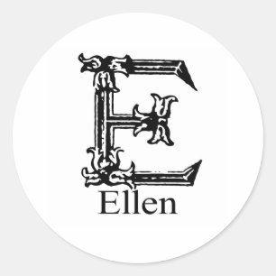 Adesivo Monograma extravagante: Ellen