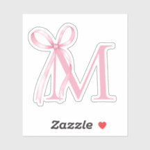 Monograma inicial de Arco rosa minimalista