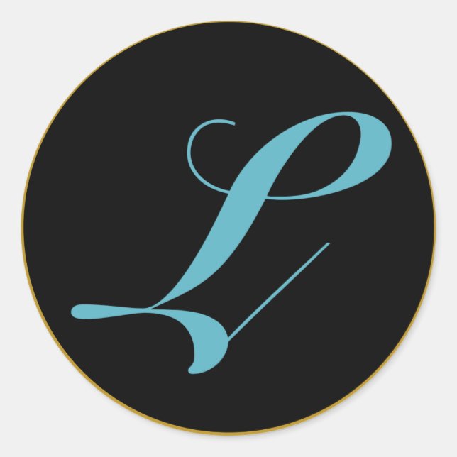 Adesivo Monograma inicial - Letra L (Frente)