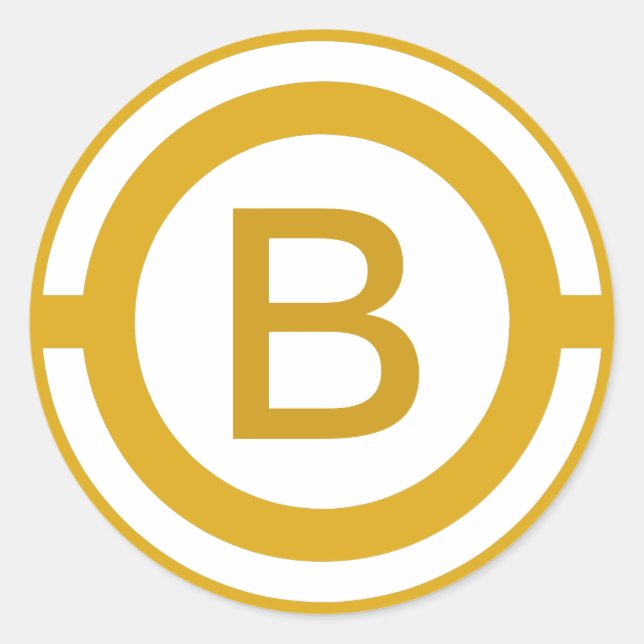 Adesivo Monograma Inicial Personalizado (Frente)