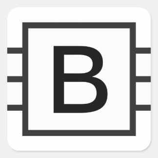 Adesivo Monograma Inicial Personalizado