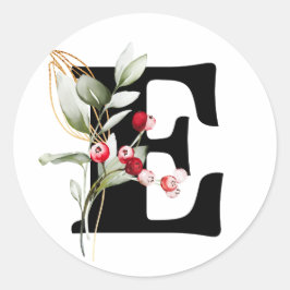 Adesivo MonOGRAMA inverno Classe alfabética búlgara Ciríli