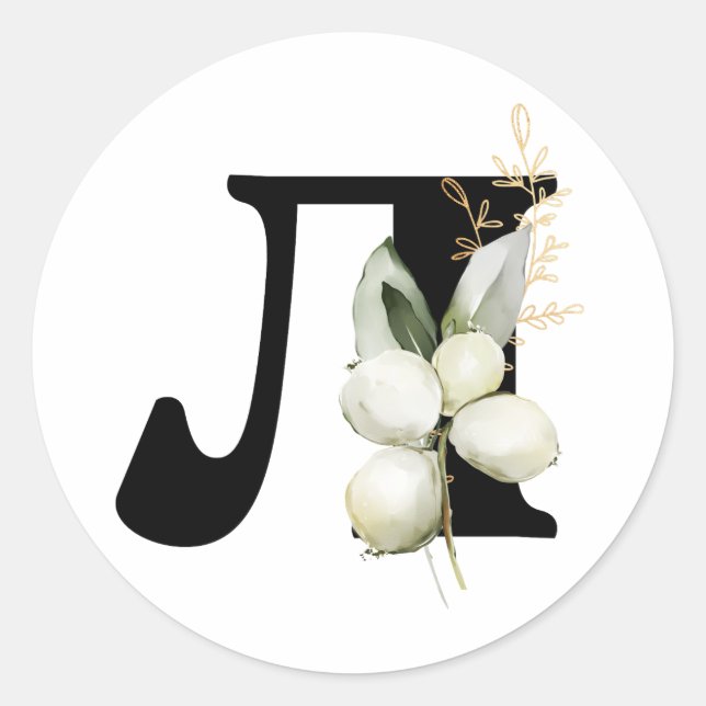 Adesivo MonOGRAMA inverno Classe alfabética búlgara Ciríli (Frente)