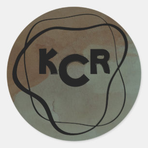 Adesivo Monograma - Lado Escuro da Lua