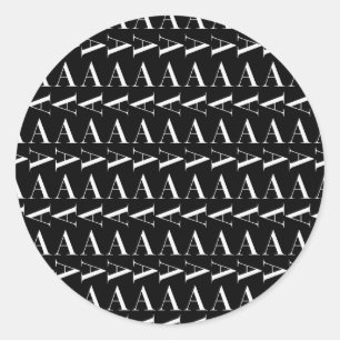 Adesivo Monograma - Letra Inicial A