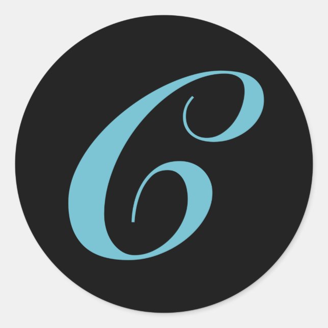 Adesivo Monograma - letra inicial C (Frente)