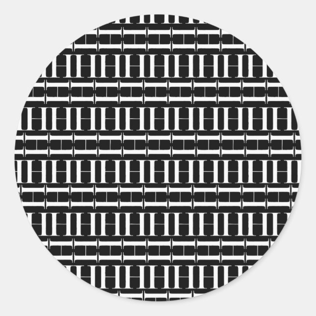 Adesivo Monograma - Letra Inicial H (Frente)