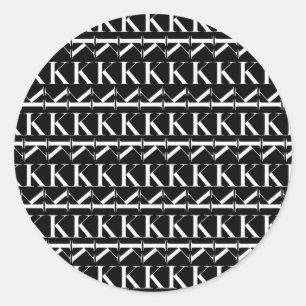 Adesivo Monograma - Letra inicial K