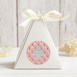 Adesivo Monograma Luxurioso com Rosa Dourado Tufted