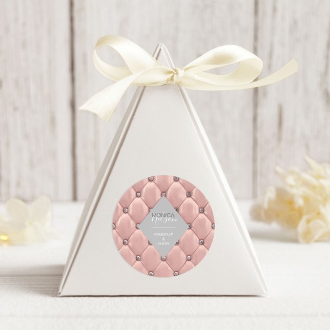 Adesivo Monograma Luxurioso com Rosa Dourado Tufted (Criador carregado)