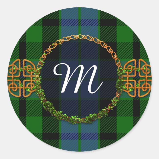 Adesivo Monograma MacKay Tartan (Frente)