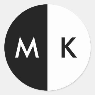 Adesivo Monograma Moderno