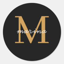 Monograma moderno personalizado