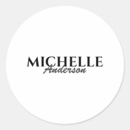 Adesivo Monograma Moderno Simples