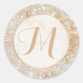 Adesivo Monograma Personalizado com Brilho
