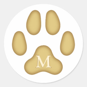 Adesivo Monograma Personalizado de Pet de Impressão da Pat