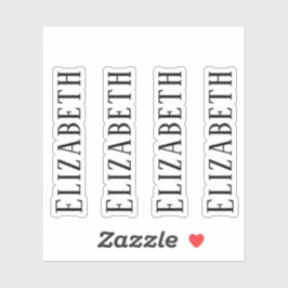 Adesivo Monograma personalizado, simples moderno