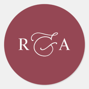 Adesivo Monograma Personalizado Simples Personalizado