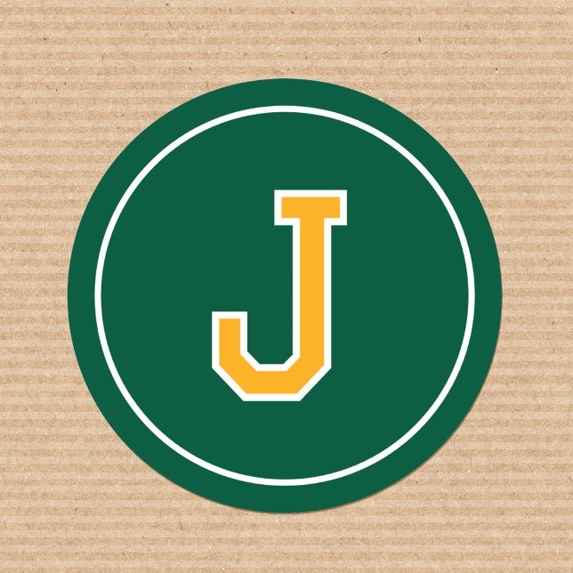 Adesivo Monograma Personalizado - Tipografia Retrográfica  (Criador carregado)