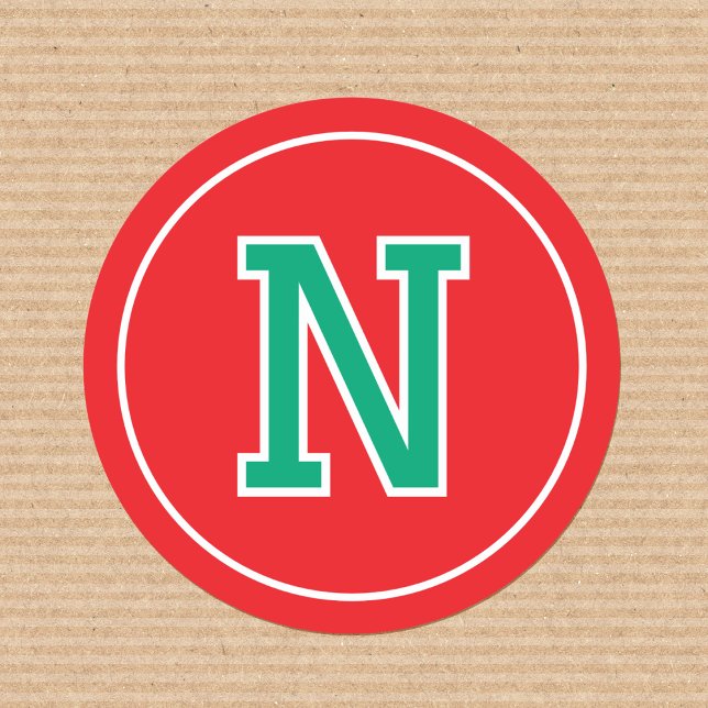 Adesivo Monograma Personalizado - Tipografia Retrográfica  (Criador carregado)