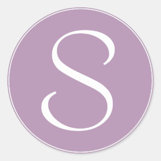 Adesivo Monograma - Púrpura Leve Com Anel Branco BT