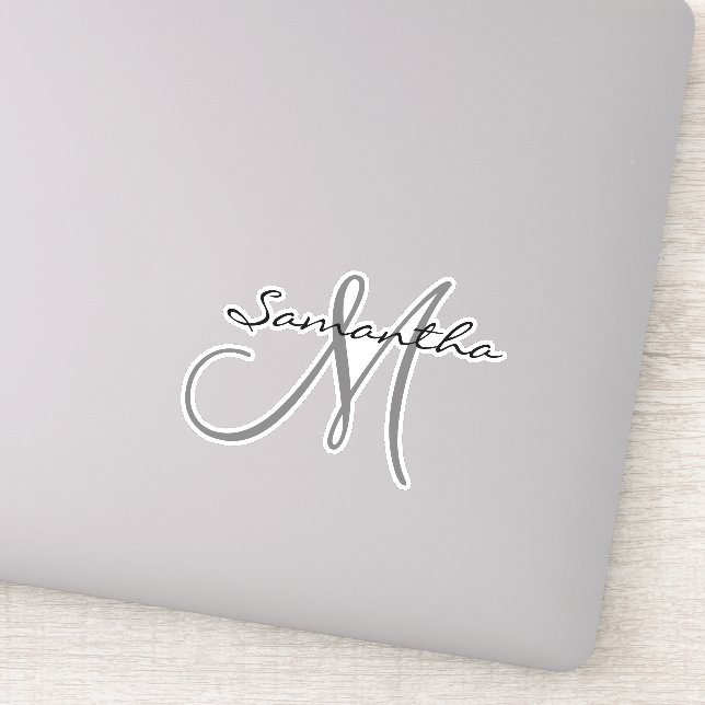 Adesivo Monograma Recortada Personalizada (Detalhe)
