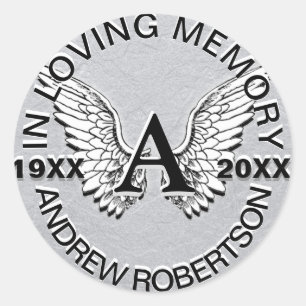 Adesivo Monograma Sticker Silver