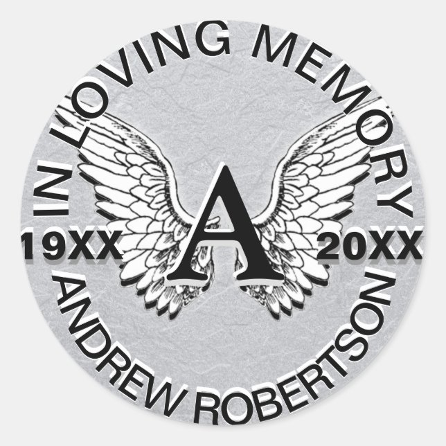 Adesivo Monograma Sticker Silver (Frente)