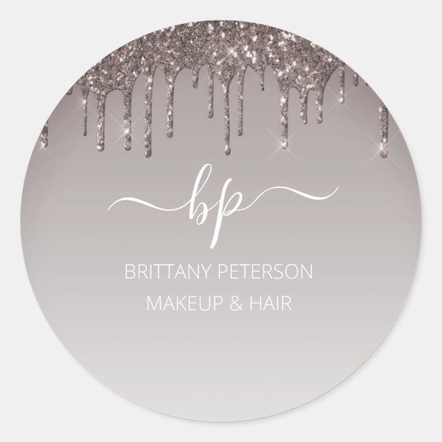 Adesivo Monograma Uniforme do Funcionarios de negócios com (Frente)