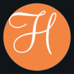 Adesivo Monograma Vinheta Monograma de Casamento de Selo<br><div class="desc">Os presentes monográficos têm uma enorme seleção de selos de correio USPS personalizáveis, autocolantes de envelope, cartões de saudação, camisetas, chapéus, botões, ímãs e muito mais. Estes monogramas são excelente de enviar convites para casamento, Convites de festas de aniversário, anúncios de graduação, e festas de aniversário surpresa apenas para citar...</div>